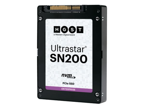 SSD HGST Ultrastar SN200 6.4TB  NVMe PCIe 3.0 MLC 2.5" 15nm 3DWPD (HUSMR7664BDP301)